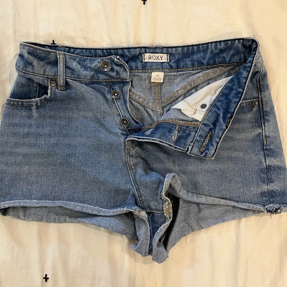Roxy Light Blue Denim Shorts